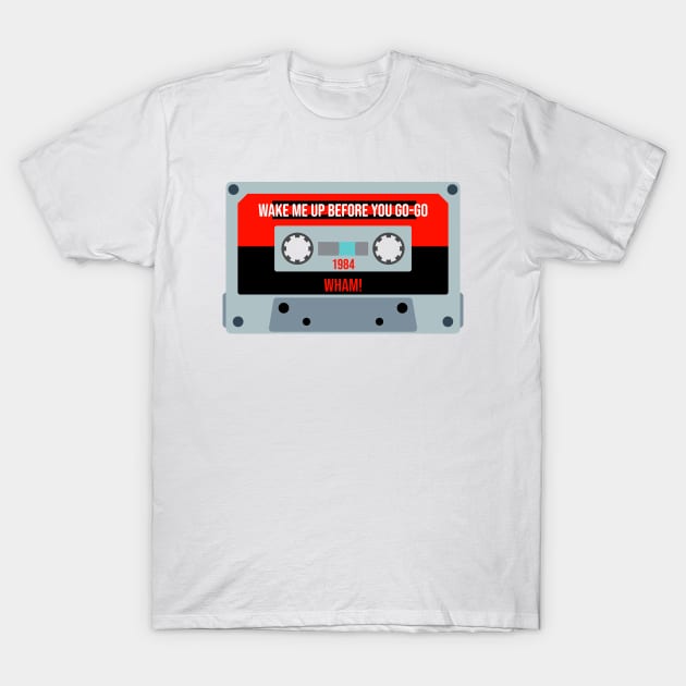 Wham Classic Retro Cassette T-Shirt by PowelCastStudio